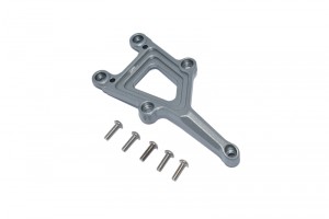 GPM GT015F ALUMINUM FRONT TOP PLATE TRAXXAS 1/10 4WD FORD GT4-TEC 2.0 / 4-TEC 3.0 93054-4 - GUN SILVER - GT015F-GS