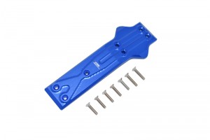 GPM RK331F ALUMINUM FRONT CHASSIS PROTECTION PLATE LOSI  1/10 4WD ROCK REY BRUCHLESS ROCK RACER LOS03009T1/T2 - BLUE - RK331F-B