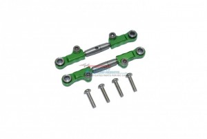 GPM LM054S STAINLESS STEEL FRONT UPPER ARM TIE ROD TEAM LOSI  1/18 2WD MINI-T 2.0 STADIUM TRUCK LOS01015 - GREEN - LM054S-G