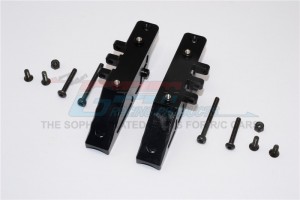 ALUMINIUM FRONT GEAR BOX MOUNT - AXIAL RR10 BOMBER - Black - RR012A-BK