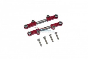 GPM LM054S STAINLESS STEEL FRONT UPPER ARM TIE ROD TEAM LOSI  1/18 2WD MINI-T 2.0 STADIUM TRUCK LOS01015 - RED - LM054S-R