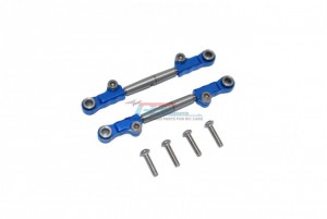 GPM LM057S STAINLESS STEEL REAR UPPER ARM TIE ROD TEAM LOSI  1/18 2WD MINI-T 2.0 STADIUM TRUCK LOS01015 - BLUE - LM057S-B