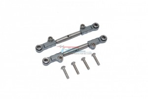 GPM LM057S STAINLESS STEEL REAR UPPER ARM TIE ROD TEAM LOSI  1/18 2WD MINI-T 2.0 STADIUM TRUCK LOS01015 - GUN SILVER - LM057S-GS