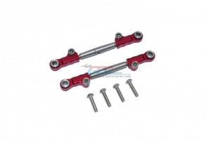 GPM LM057S STAINLESS STEEL REAR UPPER ARM TIE ROD TEAM LOSI  1/18 2WD MINI-T 2.0 STADIUM TRUCK LOS01015 - RED - LM057S-R