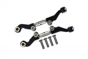 GPM LM162S STAINLESS STEEL ADJUSTABLE FRONT STEERING TIE ROD TEAM LOSI  1/18 2WD MINI-T 2.0 STADIUM TRUCK LOS01015 - LM162S-BK