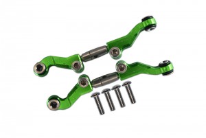 GPM LM162S STAINLESS STEEL ADJUSTABLE FRONT STEERING TIE ROD TEAM LOSI  1/18 2WD MINI-T 2.0 STADIUM TRUCK LOS01015 - GREEN - LM162S-G