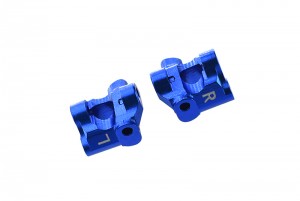 GPM LM019 ALUMINUM FRONT C-HUBS LOS214005 LOSI 1/18 2WD MINI-T 2.0 STADIUM TRUCK LOS01015 - BLUE - LM019-B