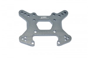 GPM LU4028 ALUMINUM FRONT SHOCK TOWER LOS234035 LOSI 1/10 4WD LASERNUT TENACITY ULTRA 4 ROCK TACER LOS03028 - GUN SILVER - LU4028-GS