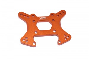 GPM LU4028 ALUMINUM FRONT SHOCK TOWER LOS234035 LOSI 1/10 4WD LASERNUT TENACITY ULTRA 4 ROCK TACER LOS03028 - ORANGE - LU4028-OR