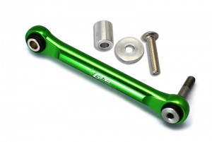 GPM LU4024A ALUMINUM SERVO TIE ROD  LOSI 1/10 4WD LASERNUT TENACITY ULTRA 4 ROCK TACER LOS03028 - GREEN - LU4024A-G