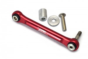 GPM LU4024A ALUMINUM SERVO TIE ROD  LOSI 1/10 4WD LASERNUT TENACITY ULTRA 4 ROCK TACER LOS03028 - RED - LU4024A-R