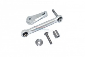 GPM LU416025 ALUMINUM TIE ROD 25T SERVO HORN LOSI 1/10 4WD LASERNUT TENACITY ULTRA 4 ROCK TACER LOS03028 - SILVER - LU416025-S