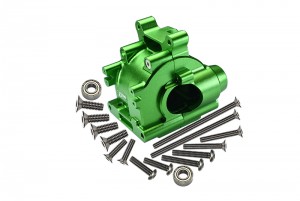 GPM LU4013 ALUMINUM REAR GEAR BOX LOSI RC 1/10 4WD LASERNUT TENACITY ULTRA 4 ROCK TACER LOS03028 - GREEN - LU4013-G
