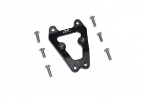 3RACING LU4330FB ALUMINIUM FRONT BUMPER SUPPORT FRAME LOSI RC 1/10 4WD LASERNUT TENACITY ULTRA 4 ROCK TACER LOS03028 - BLACK - LU4330FB-BK