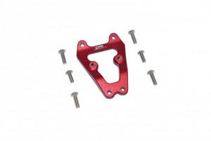 3RACING LU4330FB ALUMINIUM FRONT BUMPER SUPPORT FRAME LOSI RC 1/10 4WD LASERNUT TENACITY ULTRA 4 ROCK TACER LOS03028 - RED - LU4330FB-R