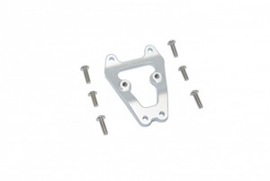 3RACING LU4330FB ALUMINIUM FRONT BUMPER SUPPORT FRAME LOSI RC 1/10 4WD LASERNUT TENACITY ULTRA 4 ROCK TACER LOS03028 - SILVER - LU4330FB-S