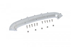 GPM MAI330FM ALUMINIUM FRONT BUMPER MOUNT ARRMA 1/7 INFRACTION / LIMITLESS 6S BLX - SILVER - MAI330FM-S