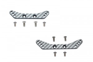 GPM FTA802830 CARBON FIBER FRONT & REAR SHOCK TOWER TAMIYA 1/10 4WD TA08 PRO 58693 RC CAR - FTA802830-S