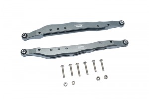 GPM RBX014R ALUMINUM REAR LOWER TRAILING ARMS  AXIAL 1/10 4WD RBX10 RYFT ROCK BOUNCER AXI03005 - GUN SILVER - RBX014R-GS