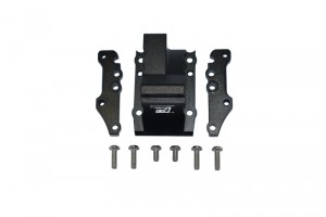 GPM TA8012A ALUMINUM FRONT / REAR GEAR BOX COVER TAMIYA RC 1/10 4WD TA08 PRO CAR 58693 - TA8012A-BK