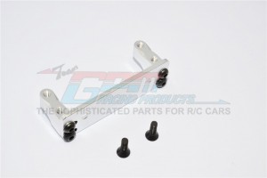 GPM RR024 ALUMINIUM SERVO MOUNT - 1/10 RC AXIAL RR10 BOMBER - Silver - RR024-S