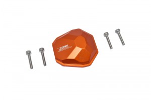 GPM RBX012A ALUMINUM FRONT / REAR GEARBOX COVER AXIAL 1/10 4WD RBX10 RYFT BRUSHLESS ROCK BOUNCER AXI03005 - ORANGE - RBX012A-OR