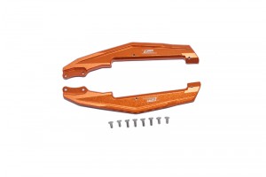 GPM LM014 ALUMINUM CHASSIS NERF BARS  LOSI  1/18 2WD MINI-T 2.0 STADIUM TRUCK LOS01015 - ORANGE - LM014-OR
