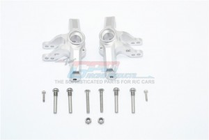 GPM BR021 ALUMINUM FRONT KNUCKLE ARMS LOSI 1/10 ELECTRIC 4WD BAJA REY DESERT TRUCK LOS03008 - SILVER - BR021-S