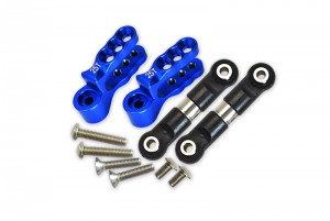 GPM ER216025S ALUMINUM SERVO HORN W/ STAINLESS STEEL STEERING LINK TRAXXAS 1/10 E-REVO VXL 86086 - ER216025S-B