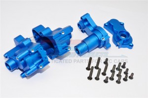 ALUMINIUM TRANSMISSION CASE - AXIAL RR10 BOMBER - Blue - RR038-B