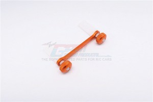 GPM ERV201RA ALLOY REAR MODIFIED BODY POST MOUNT W/ DELRIN BODY POSTS TRAXXAS 1/16 RC  MINI E-REVO MONSTER - ORANGE - ERV201RA-OR