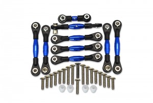 GPM GT160 ALUMINUM TIE RODS TRAXXAS RC 1/10 4WD FORD GT4-TEC 2.0 / 4-TEC 3.0 93054-4 - BLUE - GT160-B-BEBK