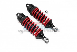 GPM TRV085N FRONT / REAR SPRING  DAMPERS 85mm TRAXXAS 1/10 E-REVO VXL 86086 MONSTER - BLACK - TRV085N-BK-R