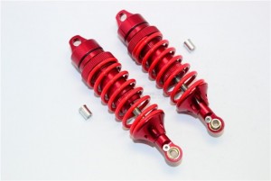 GPM TRV085N FRONT / REAR SPRING  DAMPERS 85mm TRAXXAS 1/10 E-REVO VXL 86086 MONSTER - RED - TRV085N-R-R