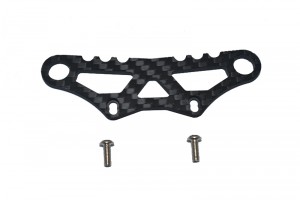 GPM FTA8331F CARBON FIBER FRONT BUMPER FIXING PLATE 1/10 TAMIYA TA08 PRO TOURING CAR - FTA8331F-BK
