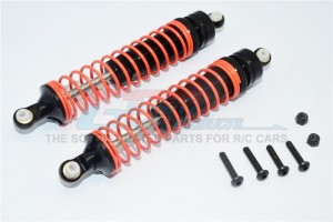 ALUMINIUM FRONT/REAR ADJUSTABLE SPRING DAMPER (105MM) - AXIAL RR10 BOMBER - RR13105F/RP-BK-OR