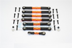 GPM XO160 ALUMINIUM COMPLETED TIE ROD TRAXXAS XO-01 SUPER CAR - ORANGE - XO160-OR-BEBK