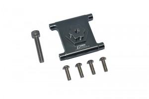 GPM LU4005 ALUMINIUM SPARE TIRE MOUNT LOSI  RC 1/10 4WD LASERNUT TENACITY ULTRA 4 ROCK TACER LOS03028 - GUN SILVER - LU4005-GS