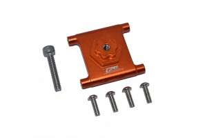 GPM LU4005 ALUMINIUM SPARE TIRE MOUNT LOSI  RC 1/10 4WD LASERNUT TENACITY ULTRA 4 ROCK TACER LOS03028 - ORANGE - LU4005-OR