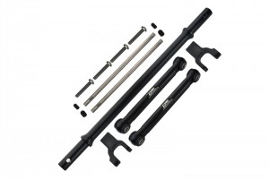 GPM RBX312RS STAINLESS STEEL REAR SWAY BAR & ALUMINUM SWAY BAR ARM & STAINLESS STEEL LINKAGE AXIAL 1/10 4WD RBX10 RYFT BRUSHLESS ROCK BOUNCER  ... - RBX312RS-BK