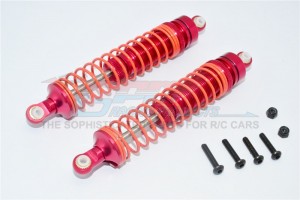 ALUMINIUM FRONT/REAR ADJUSTABLE SPRING DAMPER (105MM) - AXIAL RR10 BOMBER - Red - RR13105F/RP-R-OR