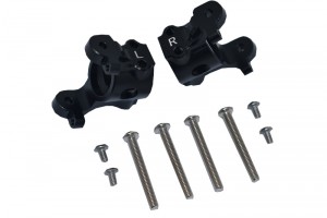 GPM RBX019 ALUMINUM FRONT C-HUBS AXIAL 1/10 4WD RBX10 RYFT BRUSHLESS ROCK BOUNCER AXI03005 - BLACK - RBX019-BK