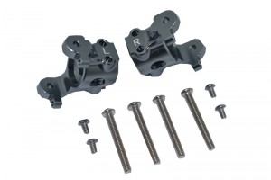 GPM RBX019 ALUMINUM FRONT C-HUBS AXIAL 1/10 4WD RBX10 RYFT BRUSHLESS ROCK BOUNCER AXI03005 - GUN SILVER - RBX019-GS