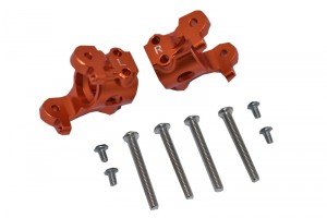 GPM RBX019 ALUMINUM FRONT C-HUBS AXIAL 1/10 4WD RBX10 RYFT BRUSHLESS ROCK BOUNCER AXI03005 - ORANGE - RBX019-OR