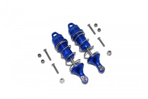 GPM LU4086F ALUMINUM FRONT THICKENED SPRING DAMPERS 86mm  LOSI 1/10 4WD LASERNUT TENACITY ULTRA 4 ROCK TACER LOS03028 - BLUE - LU4086F-B-S