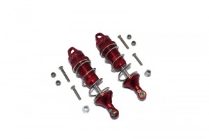 GPM LU4086F ALUMINUM FRONT THICKENED SPRING DAMPERS 86mm  LOSI 1/10 4WD LASERNUT TENACITY ULTRA 4 ROCK TACER LOS03028 - RED - LU4086F-R-S
