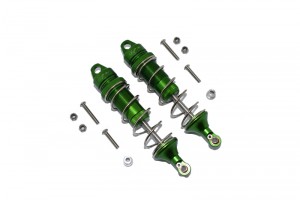 GPM LU4101R ALUMINUM REAR THICKENED SPRING DAMPERS 101mm LOSI 1/10 4WD LASERNUT TENACITY ULTRA 4 ROCK TACER LOS03028 - GREEN - LU4101R-G-S