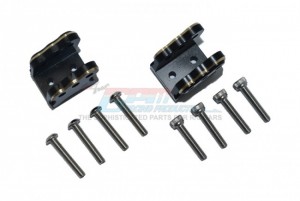 GPM RBX009XA-BK BRASS REAR AXLE MOUNT SET FOR SUSPENSION LINKS (GOLD INLAY VERSION) AXIAL 1/10 4WD RBX10 RYFT BRUSHLESS ROCK BOUNCER AXI03005 - RBX009XA-BK