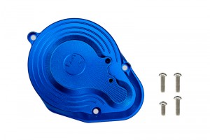 GPM RBX038GC ALUMINUM MAIN GEAR COVER AXIAL 1/10 4WD RBX10 RYFT BRUSHLESS ROCK BOUNCER AXI03005 - BLUE - RBX038GC-B