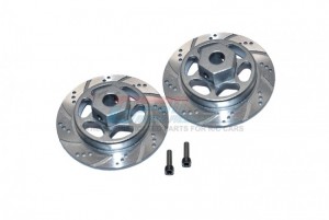 GPM RBX010 ALUMINUM HEX WITH BRAKE DISK (SILVER INLAY VERSION) AXIAL RACING 1/10 4WD RBX10 RYFT BRUSHLESS ROCK BOUNCER AXI03005 - GUN SILVER - RBX010-GS